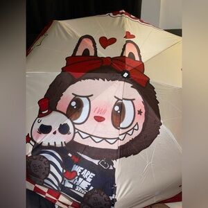 Labubu Character Folding Umbrella, Collectible Pop Mart The Monsters Series. NEW